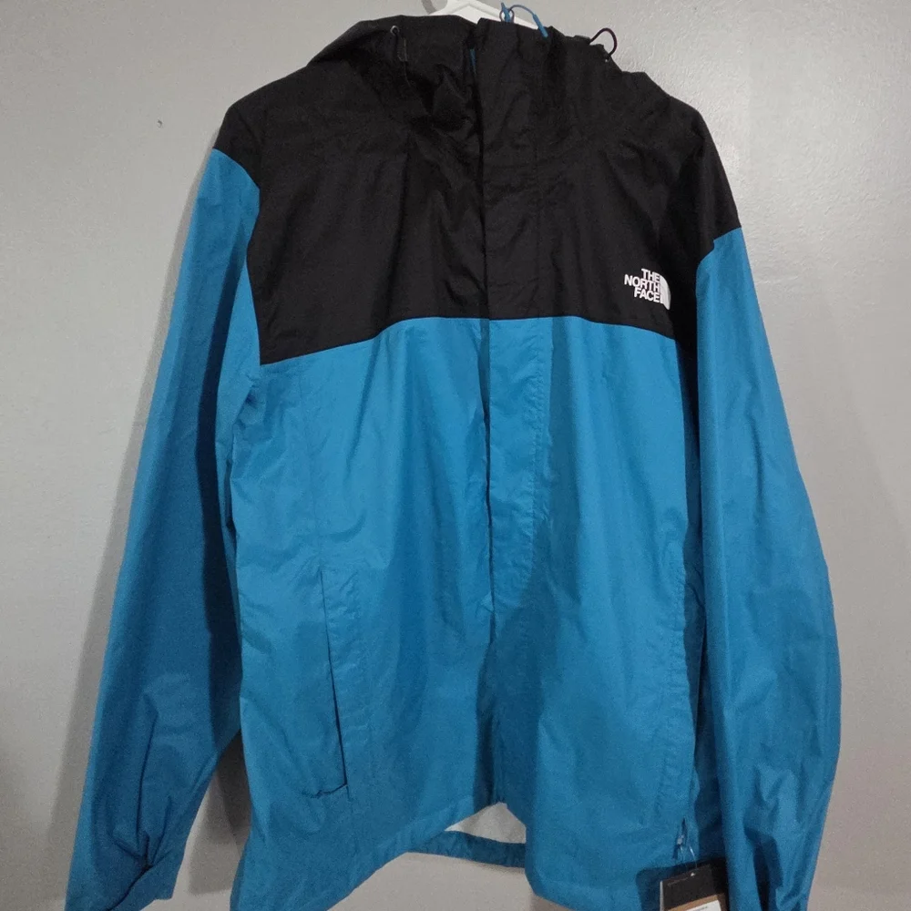 The North Face Men's Teal and Black Venture 2 Jacket - Picture 1 of 5